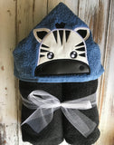 Zebra Hooded Towel