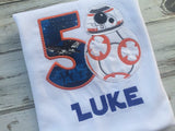 BB8 birthday shirt