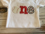 Baseball 1st birthday smash cake outfit