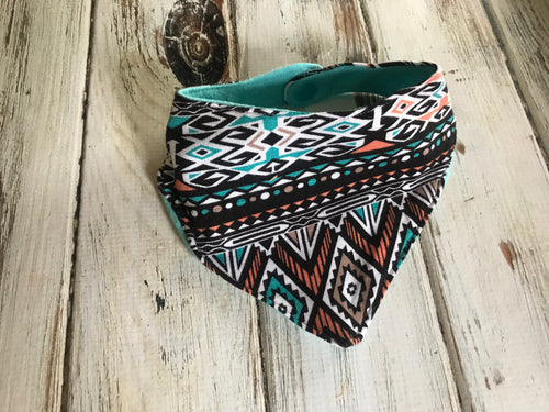 6-12 month Aztec Bandana Bib