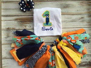Dory birthday outfit