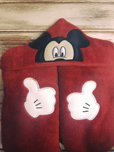 Mickey Mouse hooded towel