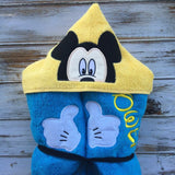 Mickey Mouse hooded towel