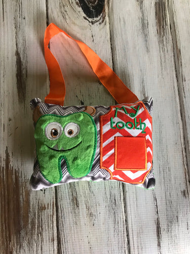Hanging Tooth Fairy Monster Pillow RTS