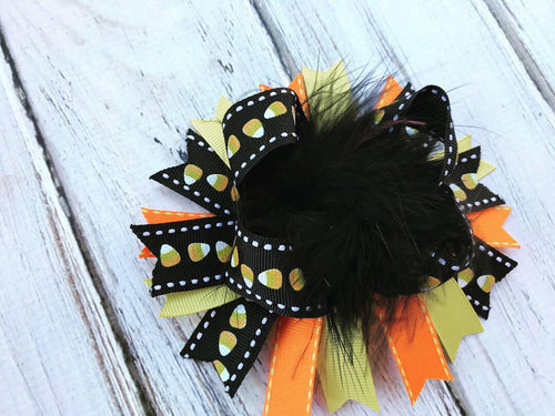 Halloween Over The Top Bow
