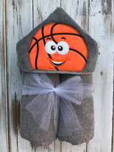 Basketball hooded towel