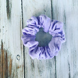 Lavender minky Scrunchie