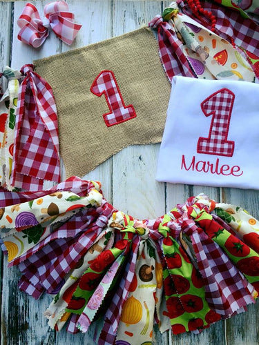 Farmers market birthday outfit, 4 piece outfit
