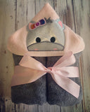 Horse hooded towel