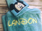 Mickey Mouse Hooded Towel
