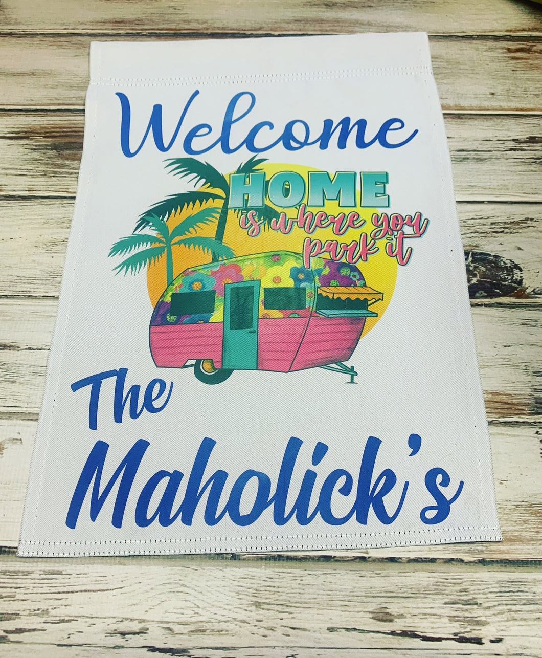 Custom RV Garden Flag