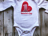 My 1st Valentines Bodysuit or shirt