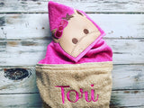 Horse hooded towel