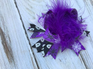 Halloween Over The Top Bow
