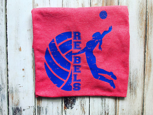 Rebels Volleyball shirt Front only