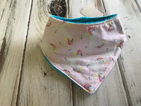 0-6 month Unicorn Bandana Bib