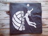 Rebels Volleyball shirt With Name/number on back