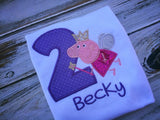 Peppa Pig birthday shirt