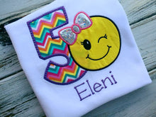 Girls emoji birthday shirt