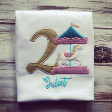 Carousel birthday shirt