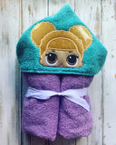 LOL Doll hooded towel Queen Bee