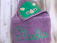 Dinosaur Stegosaurus Hooded Towel