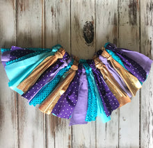 Fabric tutu, lavender, purple and Aqua tutu
