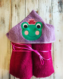 Frog Princess Hooded Towel
