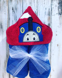 Thomas the train hooded towel, custom towel