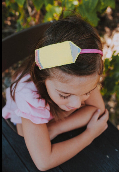 Pencil slider headband