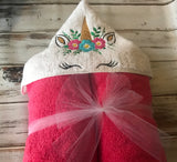 Unicorn Hooded Towel