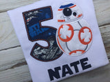 BB8 birthday shirt