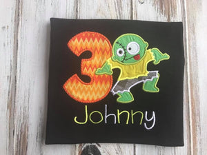 Zombie birthday shirt