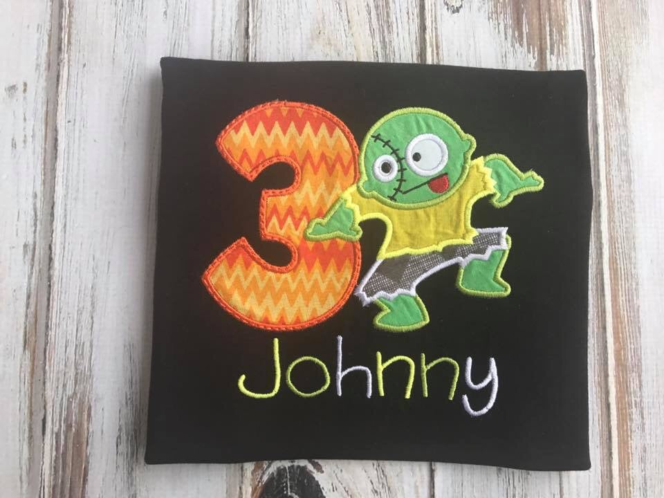 Zombie birthday shirt