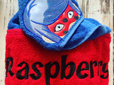 Ladybug heroine Hooded Towel