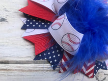 Baseball Over The Top Bow