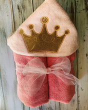Princess crown Hooded Towel