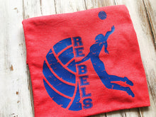 Rebels Volleyball shirt Front only