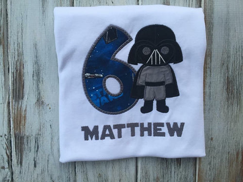 Darth Vader birthday shirt