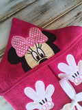 Minnie Mouse Hooded Towel