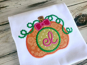 Pumpkin monogram Shirt
