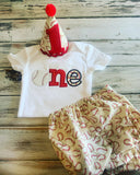 Baseball 1st birthday smash cake outfit