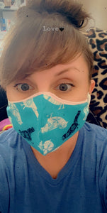 Handmade Face Masks with pocket Insert option