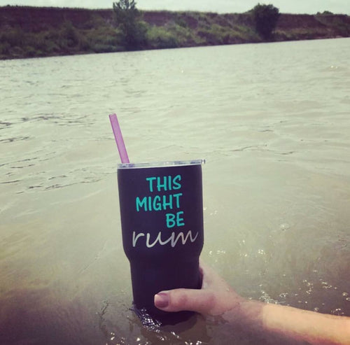 This Might Be Rum vinyl decal