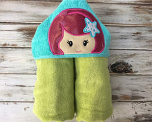Mermaid hooded towel, custom towel