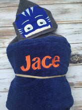 Masked Cat Boy Hooded Towel