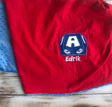 Captain America Kinder Napmat Cover With Blanket