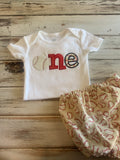 Baseball 1st birthday smash cake outfit