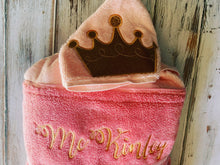 Princess crown Hooded Towel