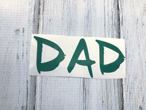 Dad vinyl decal